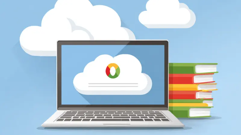 example of a digital homeschool portfolio on Google Drive